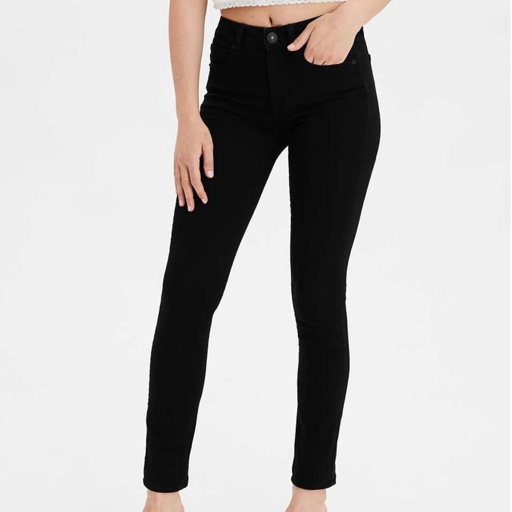 NWT American Eagle Next Level Stretch Black Skinny Jean